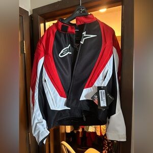 Brand new ALPINESTARS Moto jacket. Red/Black/white